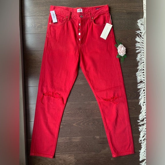 NEW Citizens of Humanity Liya High Rise Classic Fit Crop Jeans - Picture 2 of 15